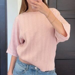 Beautiful Pink Large Slouchy Top